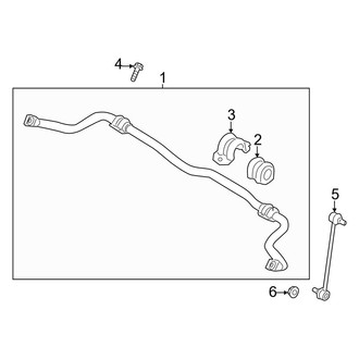 Kia OE - Front Suspension - Stabilizer Bar & Components