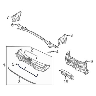Kia OE - Front Windshield Washer Hose