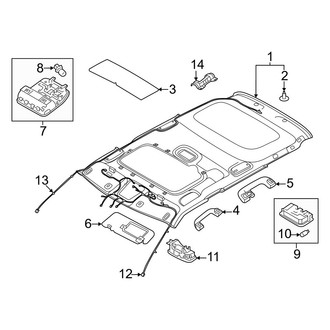 Kia OE - Roof - Interior Trim (With Sunroof), (EX / SX)