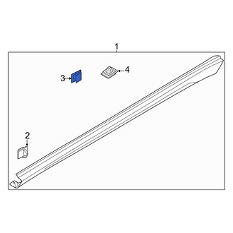 Kia OE - Rocker Panel Molding Clip