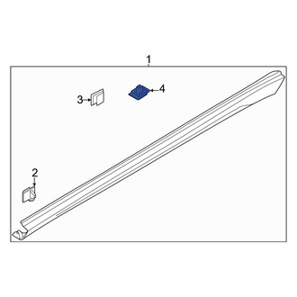 Kia OE - Rocker Panel Molding Clip