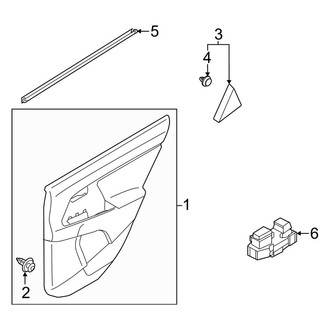 Kia OE - Rear Door - Interior Trim (SX)