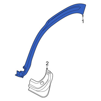 Kia OE - Rear Left Wheel Arch Molding