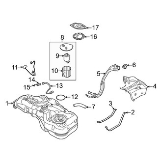 Kia OE - Fuel System Components (EX / LX / S 2.0L)