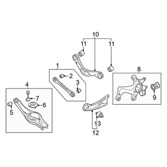 Kia OE - Rear Suspension - Suspension Components (AWD)