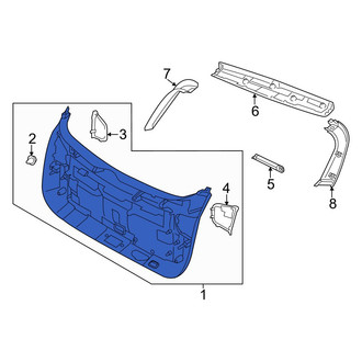 Kia OE - Rear Lower Liftgate Trim