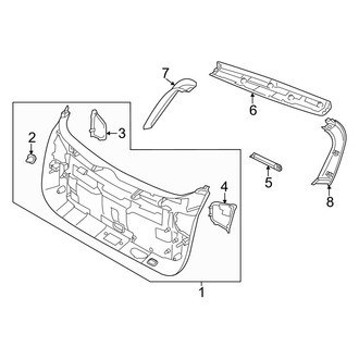 Kia OE - Lift Gate - Interior Trim