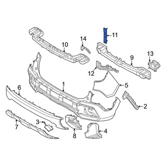 Kia OE - Rear Upper Bumper Impact Bar Bracket