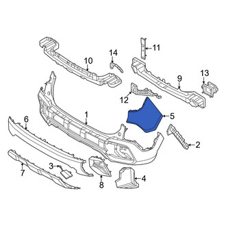 Kia OE - Rear Left Bumper Corner Cover