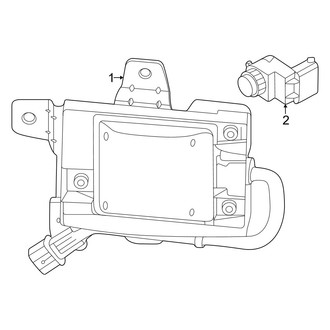 Kia OE - Rear Bumper - Electrical Components (EX / S / SX / X-Line)