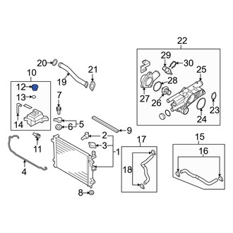 Kia OE - Engine Coolant Reservoir Cap