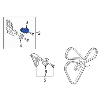 Kia OE - Accessory Drive Belt Tensioner Assembly