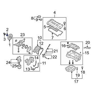 Kia OE - Engine Harmonic Balancer Washer