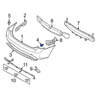 Kia OE - Interior Quarter Panel Trim Panel Grommet
