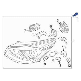 Kia OE - Engine Air Intake Hose Bolt