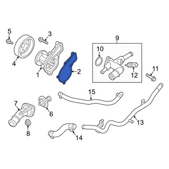 Kia OE - Engine Water Pump Gasket