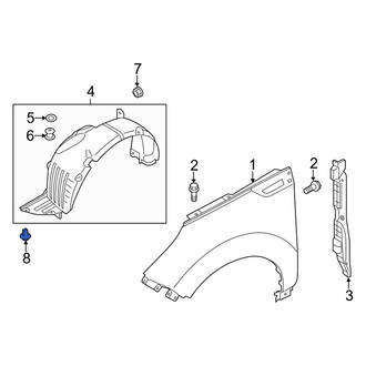 Kia OE - Brake Air Duct Rivet