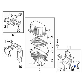 Kia OE - Air Filter Housing Sleeve