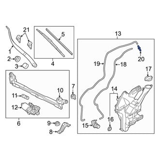 Kia OE - Liftgate Washer Hose Adapter