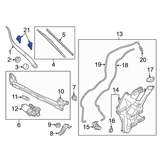 Kia OE - Front Windshield Washer Nozzle