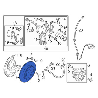 Kia OE - Rear Disc Brake Rotor