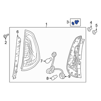 Kia OE - Quarter Panel Trim Panel Clip