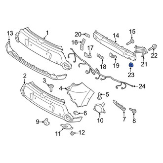 Kia OE - Bumper Impact Bar Nut