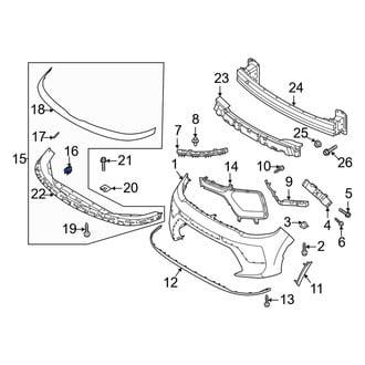 Kia OE - Bumper Impact Strip Clip