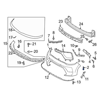 Kia OE - Bumper Cover Screw