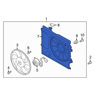 Kia OE - Front Engine Cooling Fan Shroud