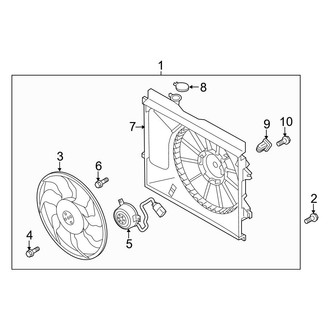 Kia OE - Engine Cooling Fan Assembly