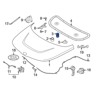 Kia OE - Front Hood Stop Buffer