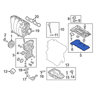 Kia OE - Engine Valve Cover Gasket