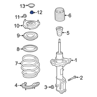 Kia OE - Upper Suspension Strut Nut