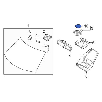 Kia OE - Rain Sensor Insulator