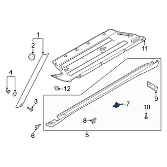 Kia OE - Rocker Panel Molding Clip