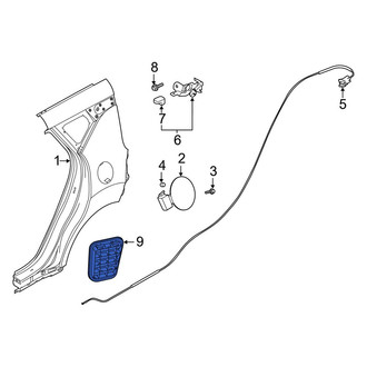 Kia OE - Rear Left Quarter Panel Vent