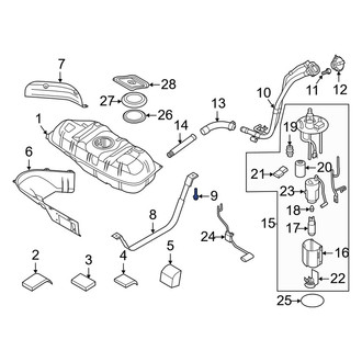 Kia OE - Fuel Tank Strap Bolt
