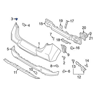 Kia OE - Bumper Cover Retainer
