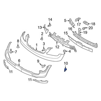 Kia OE - Bumper Cover Rivet