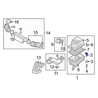 Kia OE - Air Filter Housing Bolt