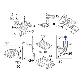 Kia OE - Engine Oil Filter Housing Cover