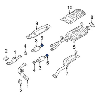 Kia OE - Exhaust Muffler Gasket