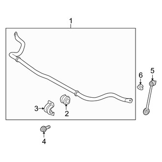 Kia OE - Front Suspension - Stabilizer Bar & Components (EX / Limited / LX RWD)
