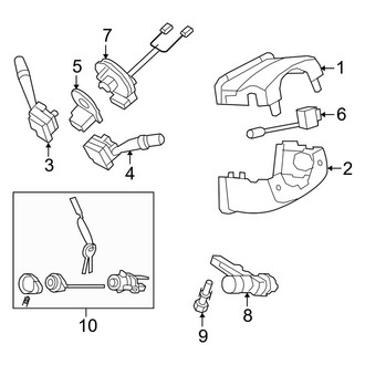 Kia OE - Steering Column - Shroud, Switches & Levers