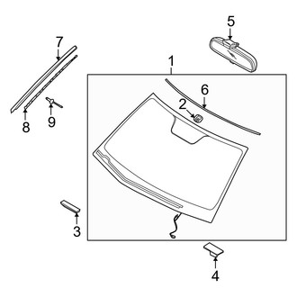 Kia OE - Windshield - Glass