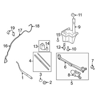 Kia OE - Windshield - Wiper & Washer Components