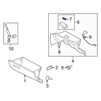 Kia OE - Glove Box Light Bulb