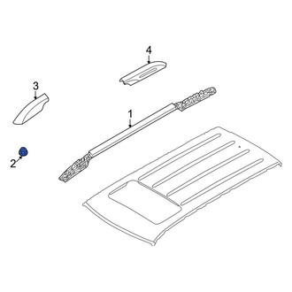 Kia OE - Roof Luggage Carrier Side Rail Nut