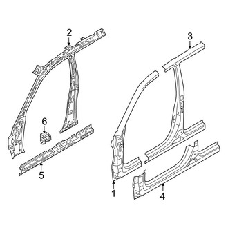 Kia OE - Pillars, Rocker & Floor - Center Pillar & Rocker
